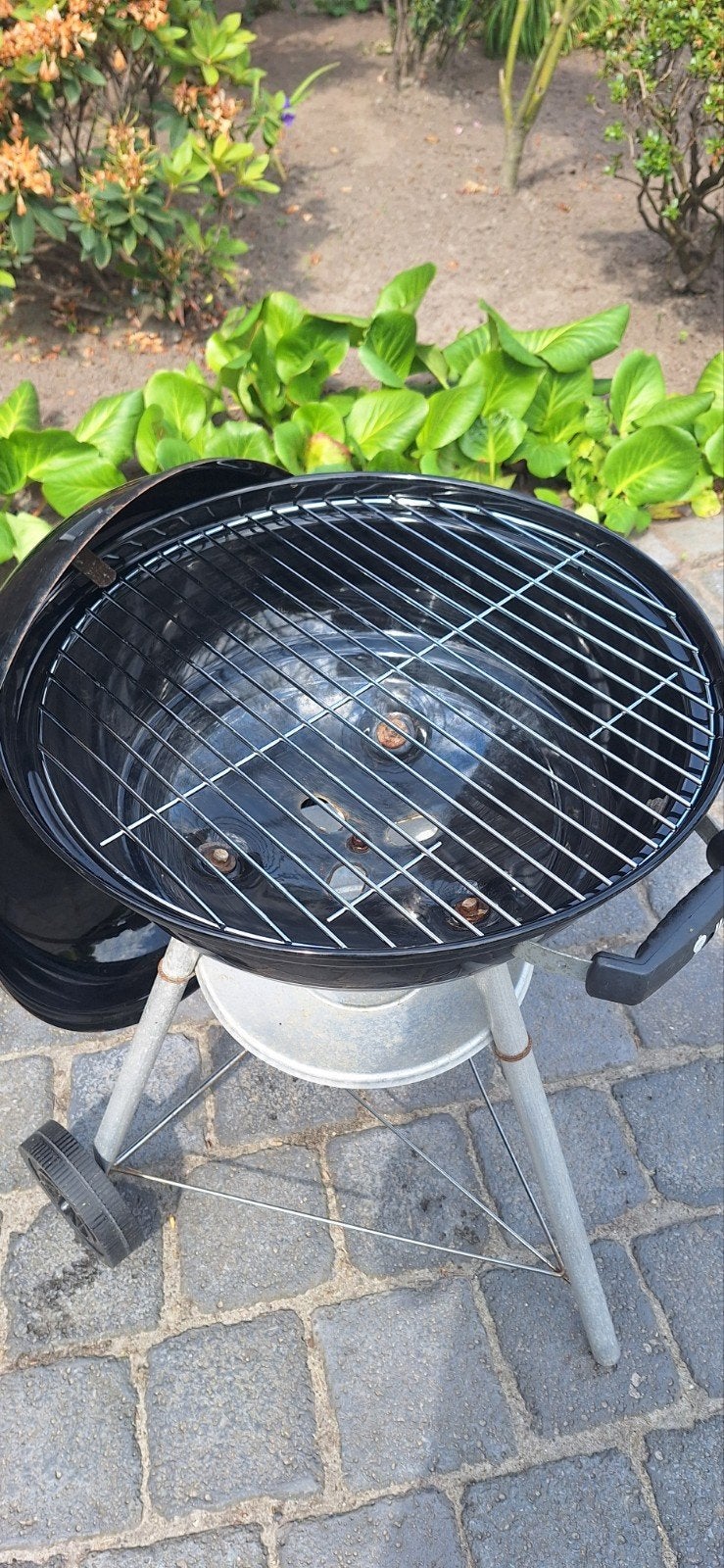 Weber Kettle 47cm BBQ met nieuw rooster, Ophalen of Verzenden, Gebruikt, Weber