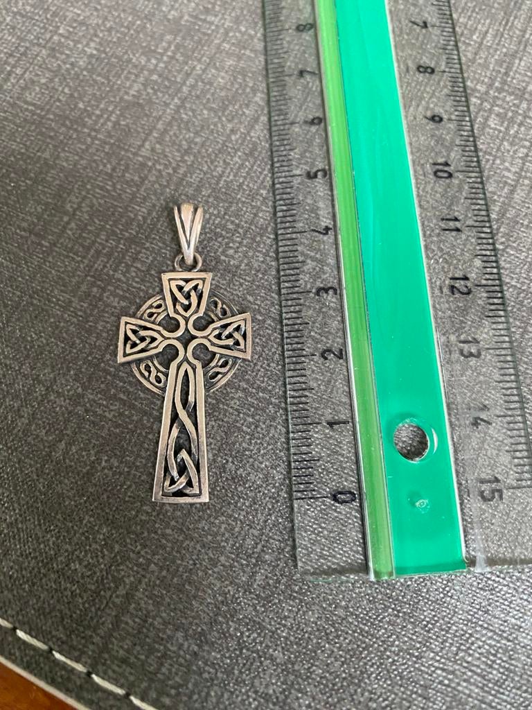 Hanger zilver kruis, Ophalen of Verzenden, Zilver, Kruis of Symbool