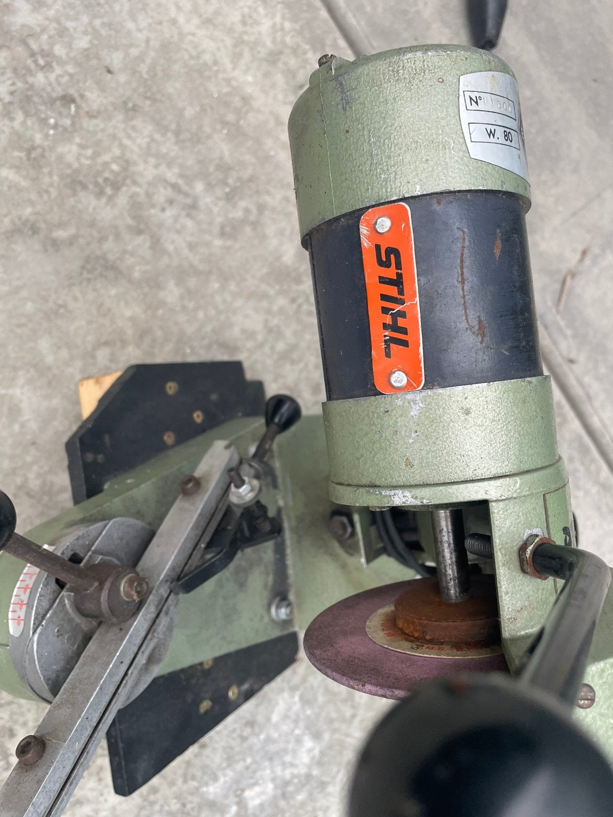Stihl kettingzaagslijper, Ophalen, Gebruikt, Benzine, Tuinfrees