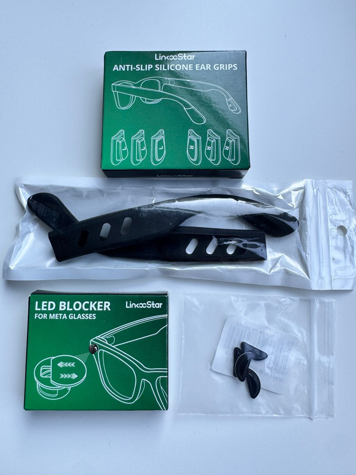 Meta Glasses Ear Hooks & LED Blockers Set, Ophalen, Nieuw, Blauw, Ray-Ban