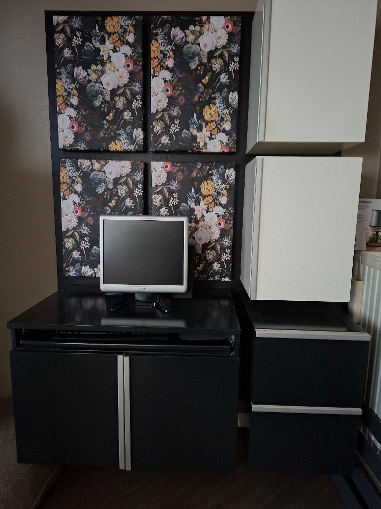 Wandmeubel met losse elementen, Huis en Inrichting, Kasten | Wandmeubels, Ophalen, Overige materialen, Gebruikt, Met deur(en)