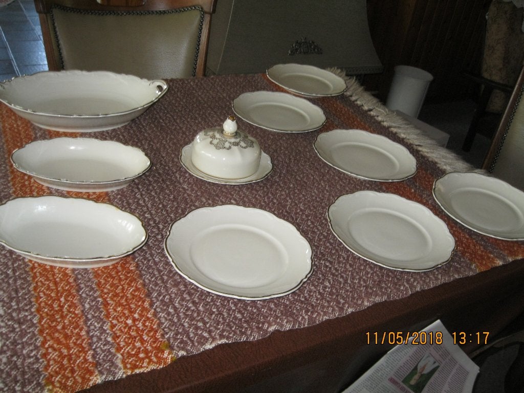 Ontbijtservies retro, Ophalen, Zo goed als nieuw, Glas, Overige stijlen