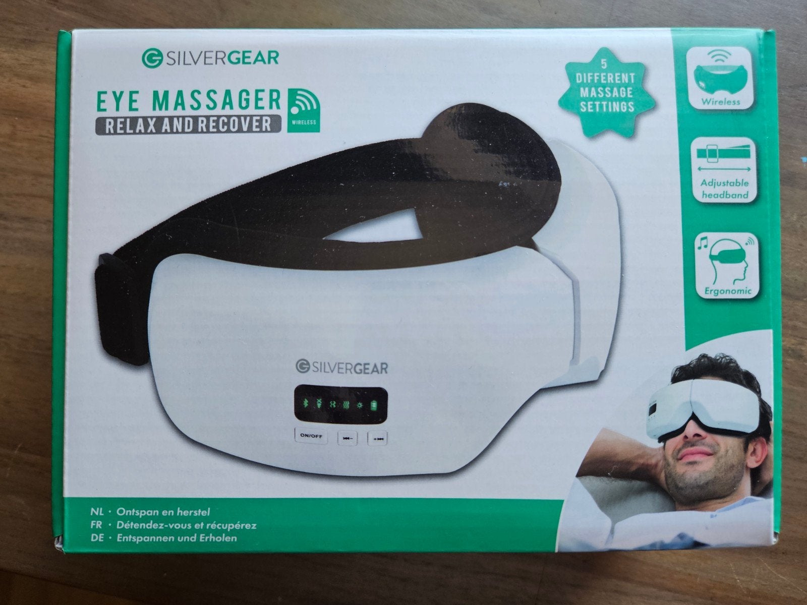 Silvergear eyemassager - oogmassage apparaat, Ophalen of Verzenden, Zo goed als nieuw, Overige typen