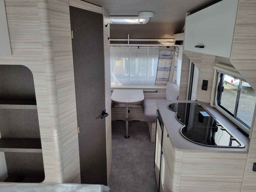 Dethleffs C'Joy 460 LE Active - Enkele bedden!, Caravans en Kamperen, Schokbreker, Standaardzit, Bedrijf, Tot en met 3