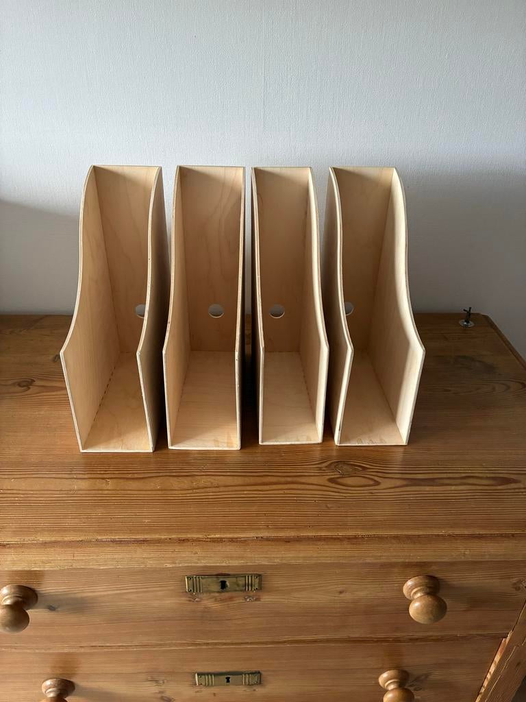 IKEA Ordners - Set van 4, Huis en Inrichting, Woonaccessoires | Krantenbakken en Lectuurbakken, Ophalen of Verzenden, Zo goed als nieuw