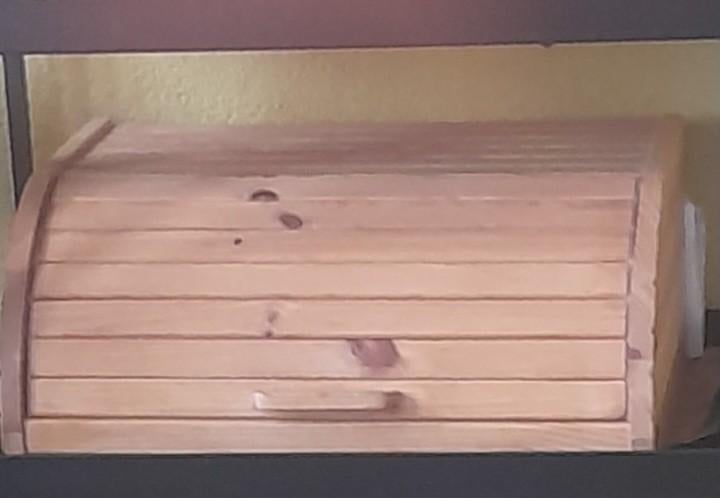 Houten broodtrommel, Ophalen, Gebruikt, Hout, Broodtrommel