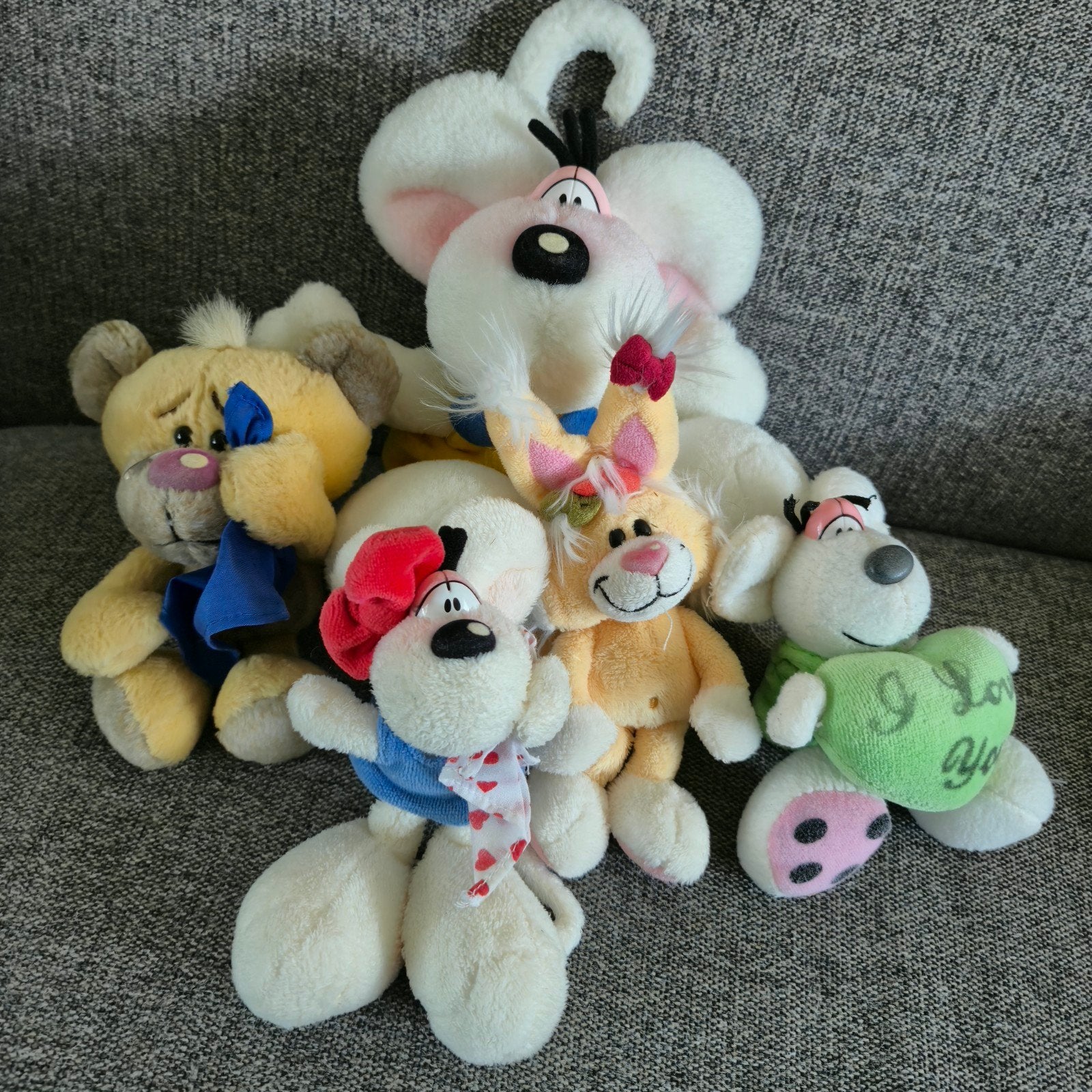 Diddle knuffels set, Verzamelen, Ophalen of Verzenden, Verschillende figuren, Gebruikt, Knuffel