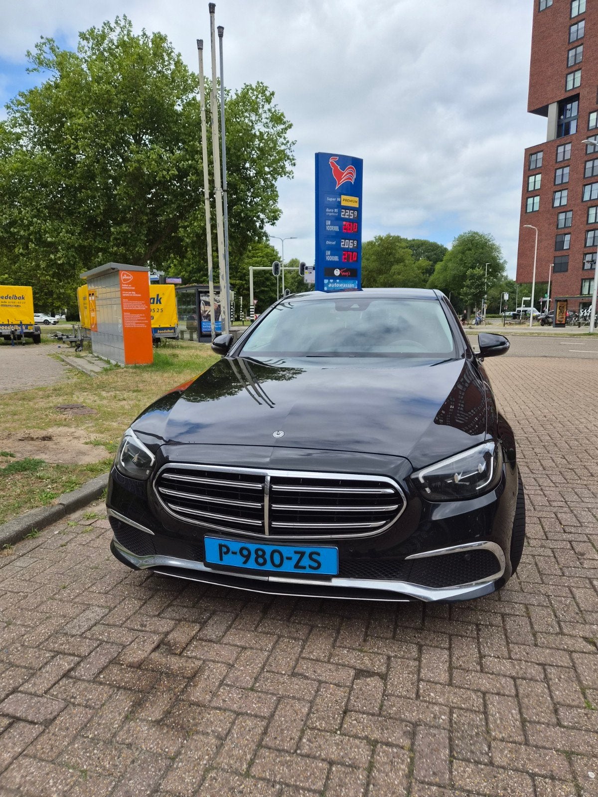 Mercedes E-Klasse E200 d 160pk 9G-TRONIC 2020 Zwart, Auto's, Mercedes-Benz, Automaat, Achterwielaandrijving, 4 cilinders, 160 pk