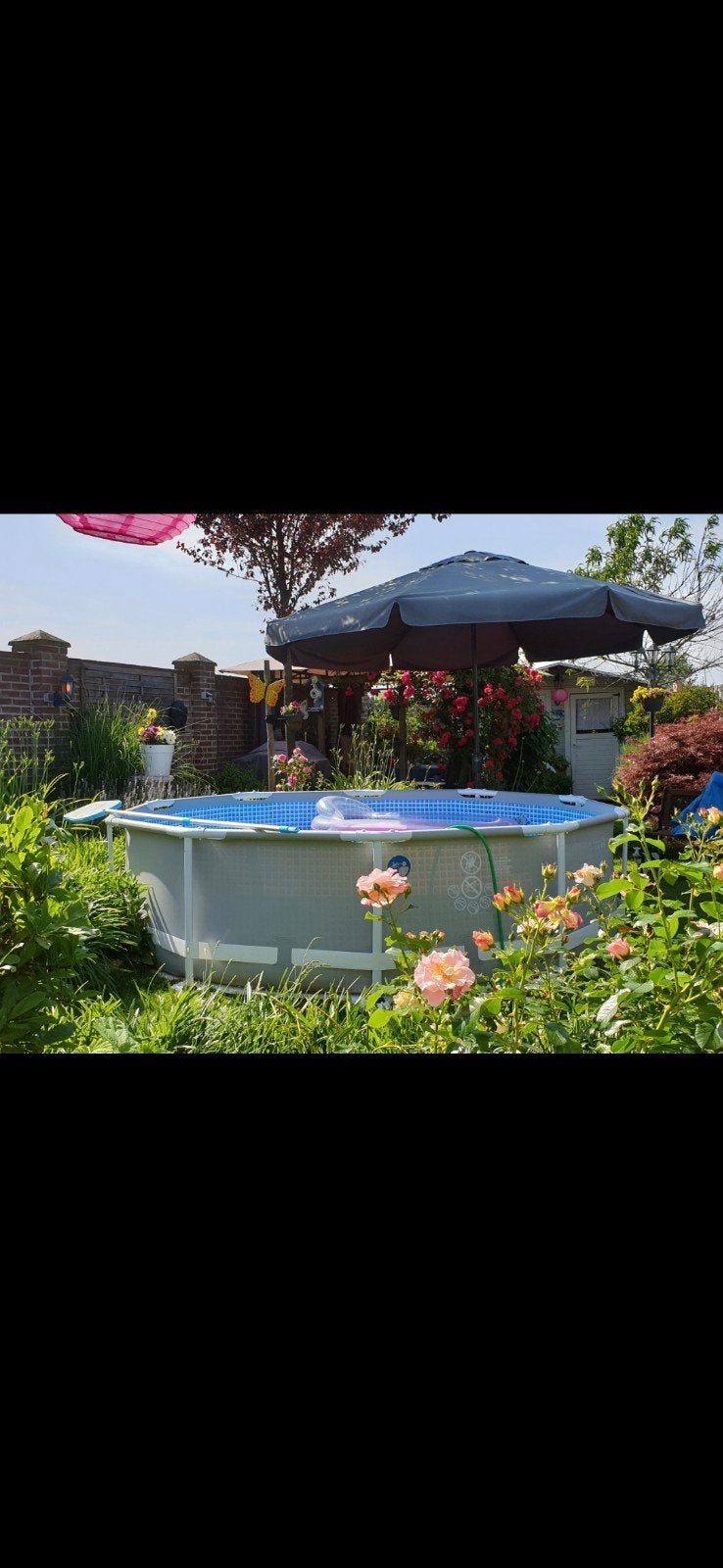 Intex zwembad 305 x 76cm incl pomp enz, Ophalen, Minder dan 80 cm, Rond, 300 cm of meer