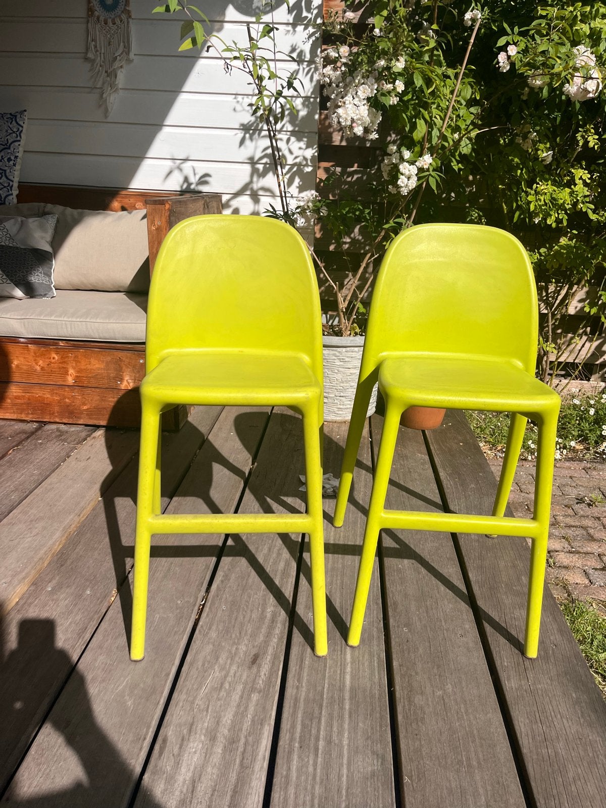 2 IKEA Urban stoelen 20€ per stuk, Ophalen, Kunststof, Gebruikt, Twee