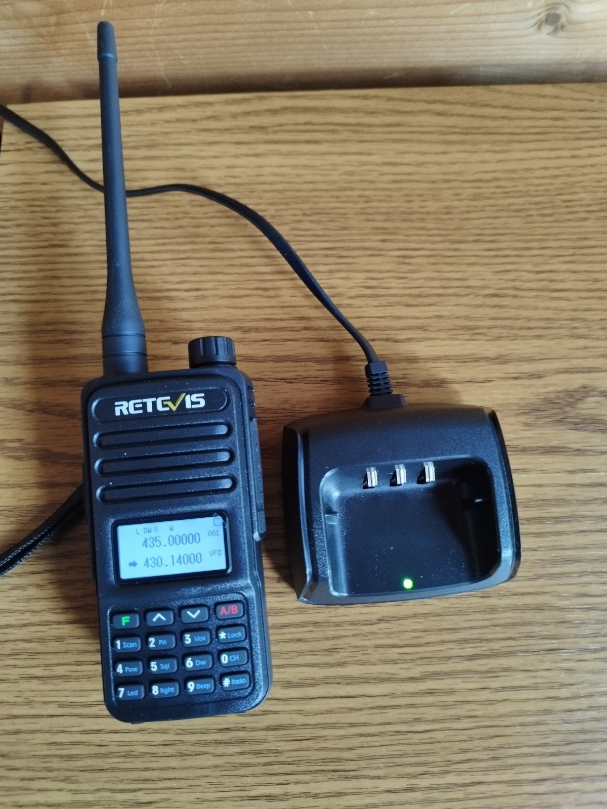 Retevis RT85 dualband portofoon, 5 tot 15 km, Ophalen of Verzenden, Zo goed als nieuw, Portofoon of Walkie-talkie