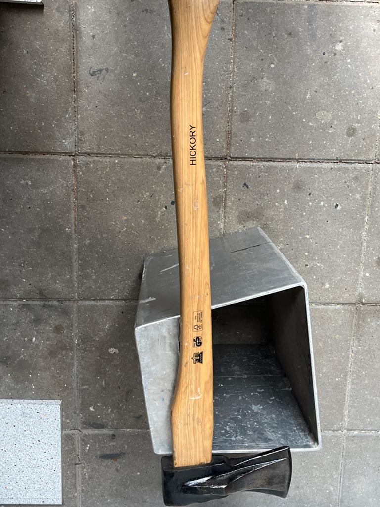 Zgan, Hickory kloofbijl., Ophalen, Zo goed als nieuw, Bijl