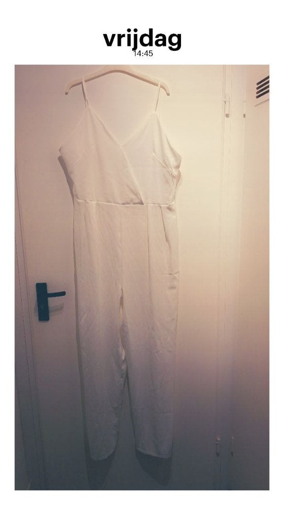 Jumpsuit met shirt, Ophalen of Verzenden, Nieuw, Maat 46/48 (XL) of groter, Wit
