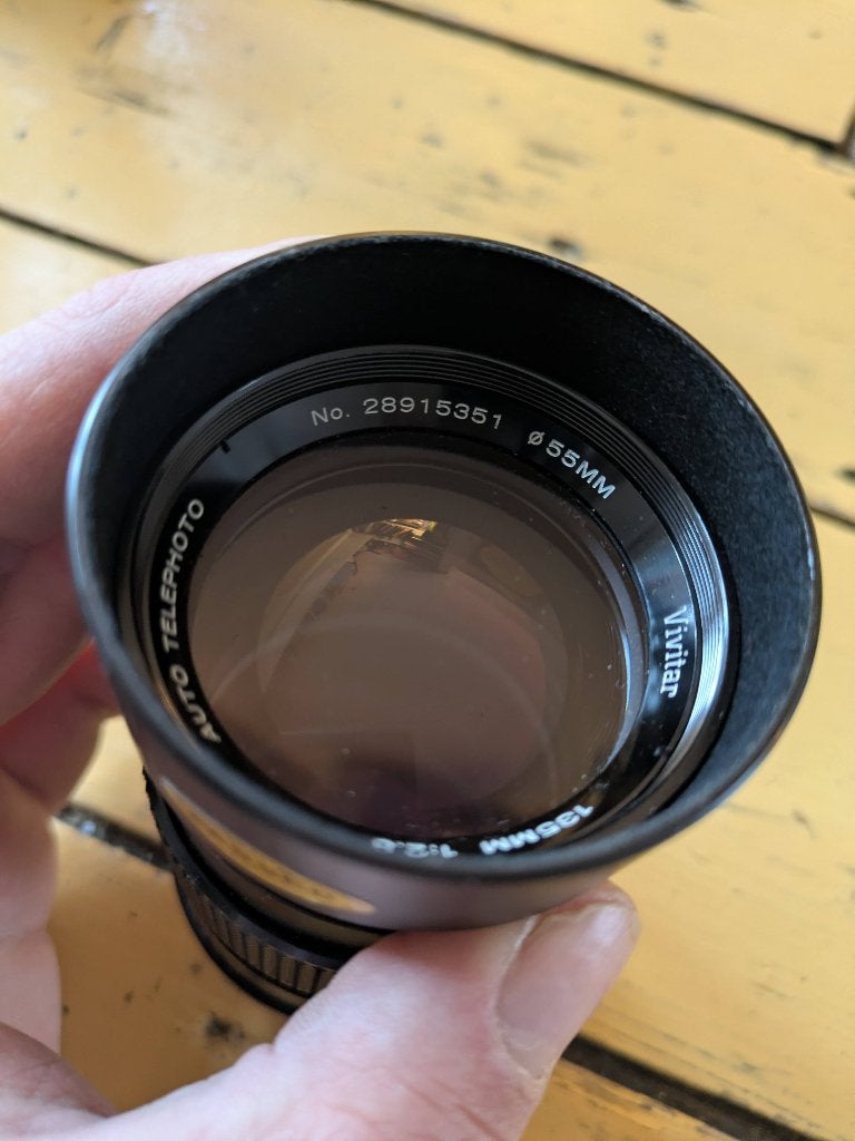 Vivitar 135mm f/2.8 Olympus OM - Nieuwstaat, Overige merken, Telelens, Ophalen of Verzenden, Overige vattingen