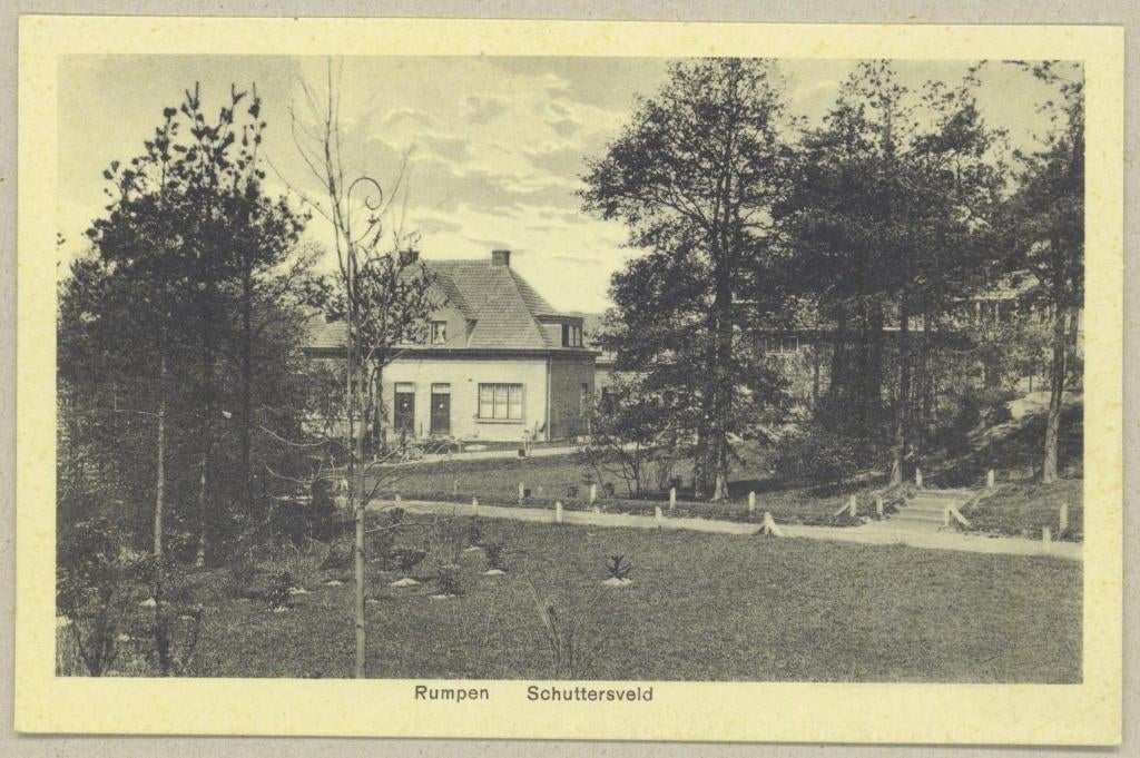 Rumpen bij Brunssum - Schuttersveld, Verzamelen, Verzenden, 1940 tot 1960, Ongelopen, Limburg