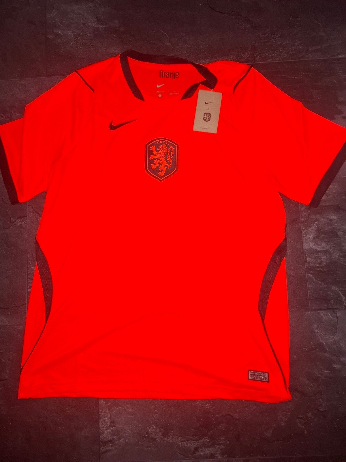 Oranje Nike KNVB Thuisshirt - Nieuw met kaartjes, Maat XL, Verzenden, Nieuw, Shirt
