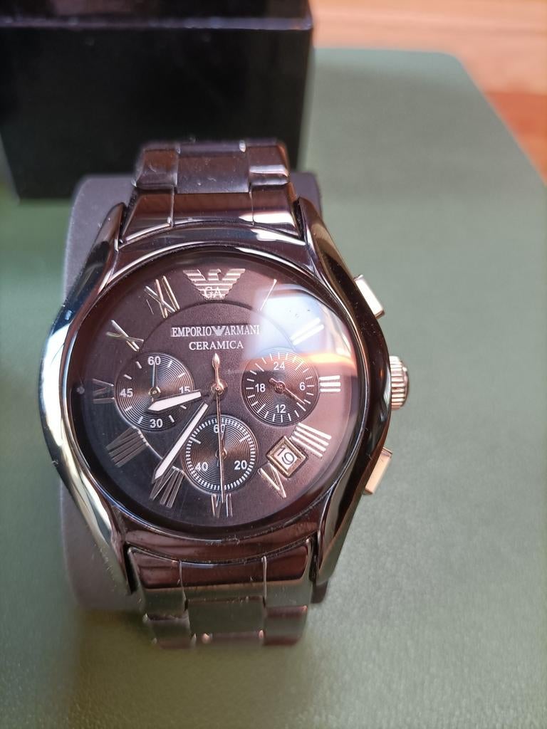Armani Ceramica horloge, Overige materialen, Gebruikt, Polshorloge, Overige materialen