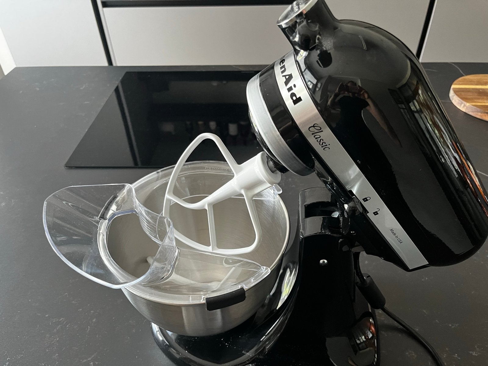 KitchenAid Classic Keukenmixer - Zwart, Witgoed en Apparatuur, Keukenmixers, Ophalen, Zo goed als nieuw, Vaatwasserbestendig, 3 snelheden of meer