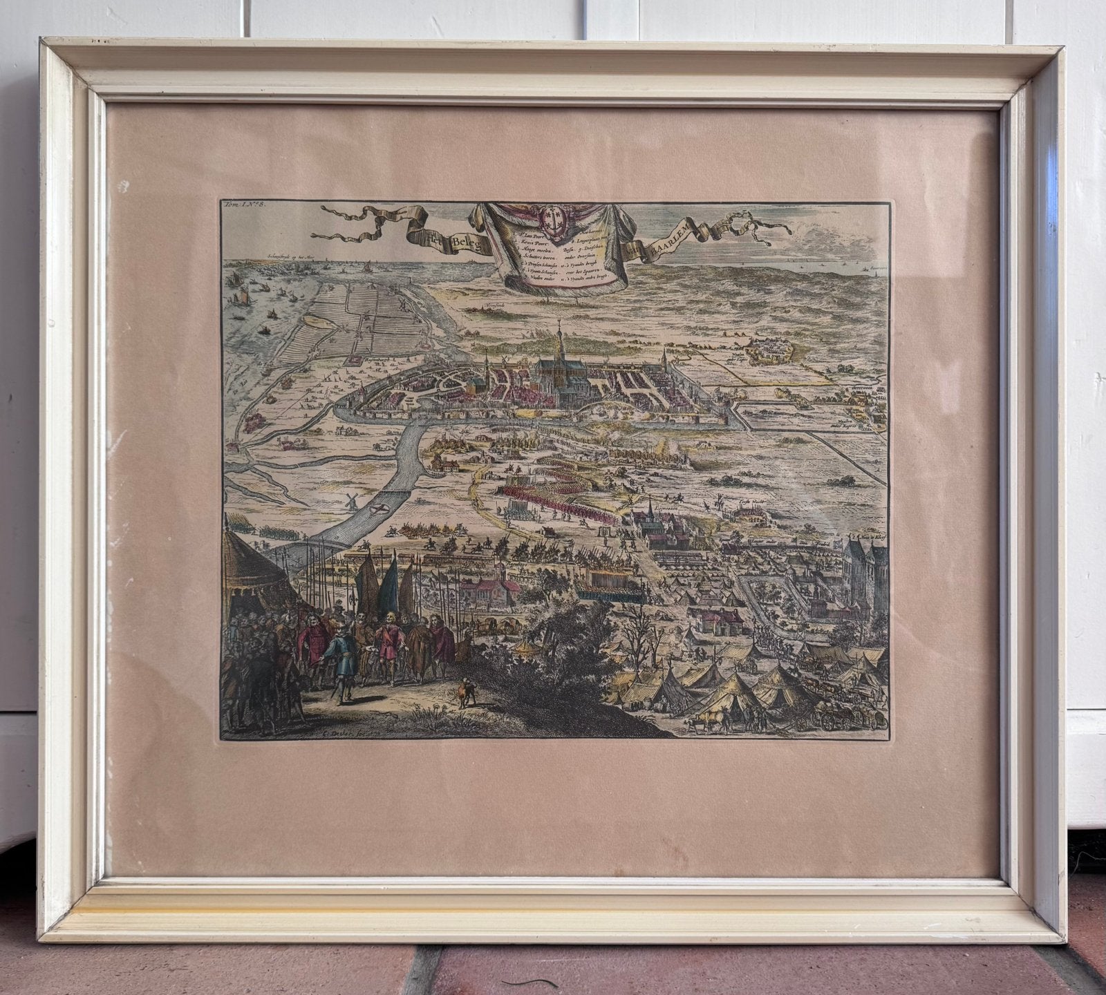 kunstprent Beleg van Haarlem (1572-1573) Joh. Enschedé MSD, Ophalen