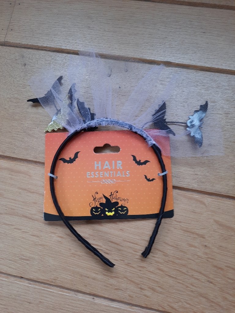 Halloween - diadeem met vleermuizen - Nieuw -, Ophalen of Verzenden, Nieuw, Halloween of Griezel