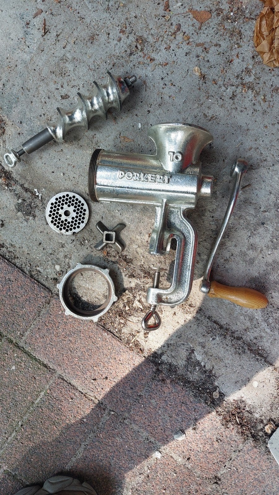 Nieuwe worstmachine - Doe een mooi bod!, Ophalen