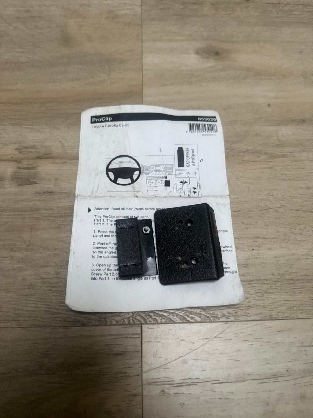 Brodit proclip toyota corolla 02-05 853020