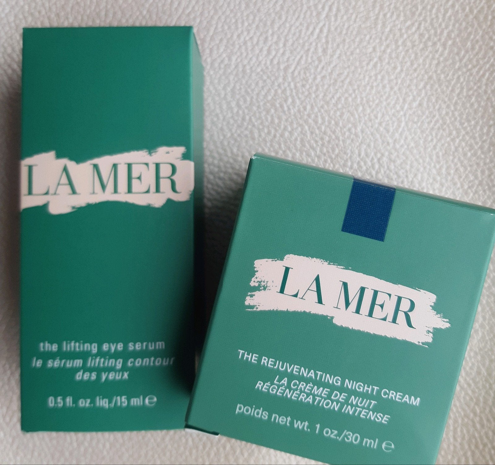 LA MER The Lifting Eye Serum & Night Cream Set, Verzenden, Nieuw