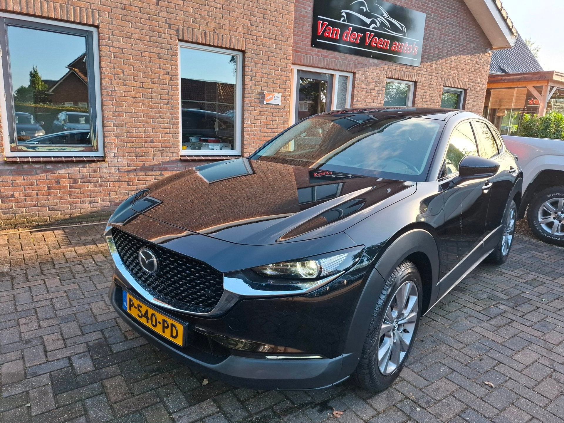 Mazda CX-30 2.0 e-SkyActiv M Hybrid. Leder, camera bose, cru, Auto's, Gebruikt, 4 cilinders, 150 pk, Zwart