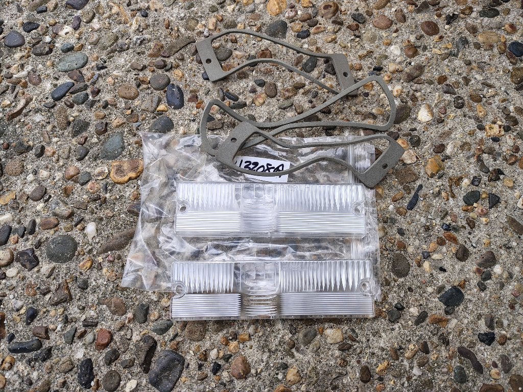 2x Knipperlicht Glazen/ Old Stock Ford Thunderbird (1958, Verzenden, Ford