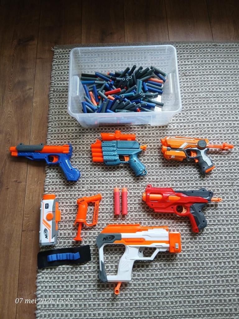Grote Nerf Blaster Collectie met Veel Darts, Kinderen en Baby's, Speelgoed | Overig, Ophalen, Jongen of Meisje