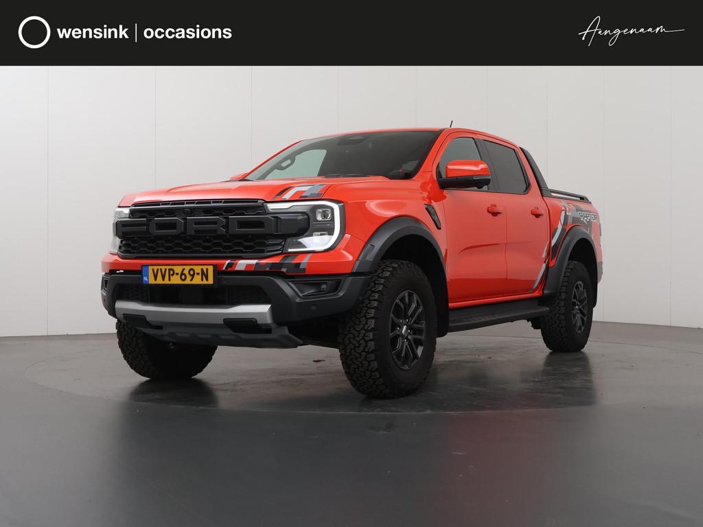 Ford Ranger 3.0 DOUBLE CAB | ECOBOOST | RAPTOR | LEDEREN BEK, Auto's, Automaat, Gebruikt, Euro 6, Overige kleuren