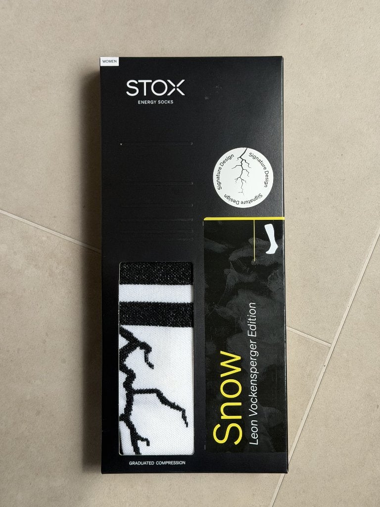 Merino Snow Socks Women – Leon Vockensperger Edition, Sokken en Kniesokken, Verzenden, Wit, Nieuw