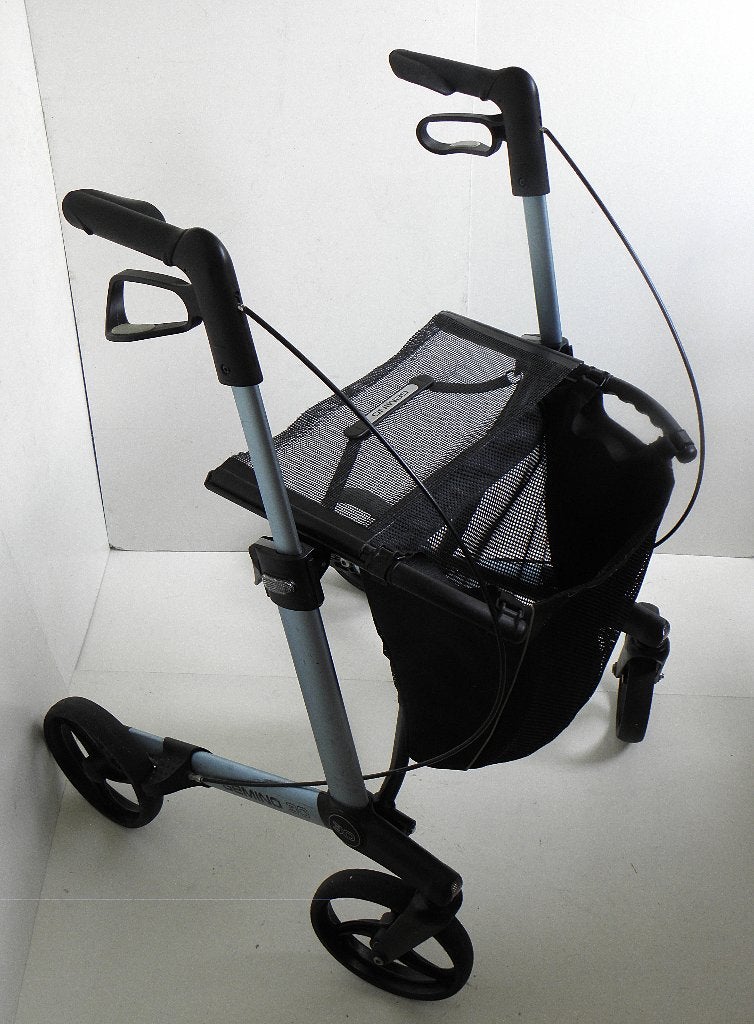 Blauw Metallic Gemino 30 rollator, Ophalen, Lichtgewicht, Gebruikt