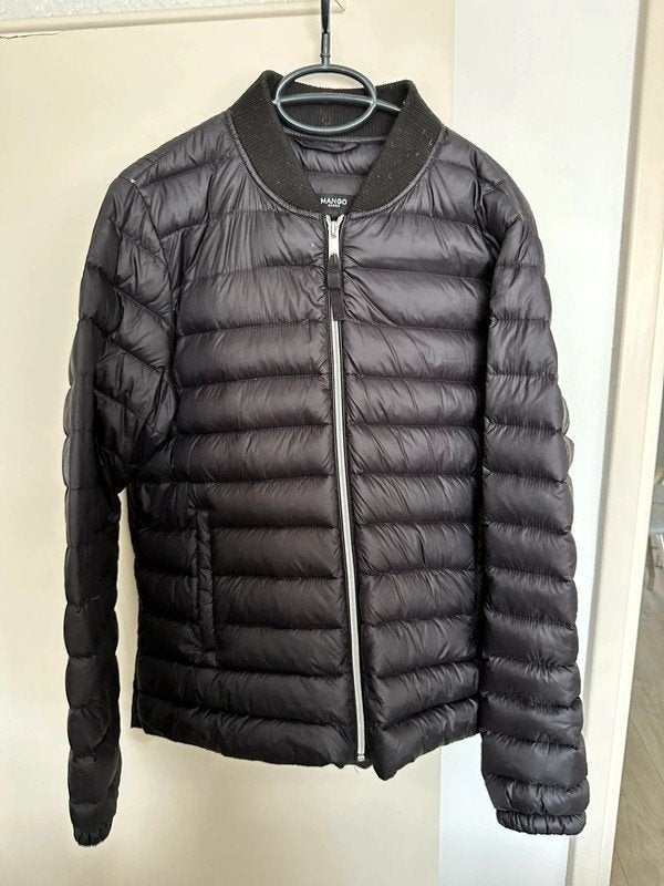 Mango Puffer Jack | Maat L | Zwart, Kleding | Dames, Mango, Zwart, Maat 42/44 (L), Ophalen of Verzenden