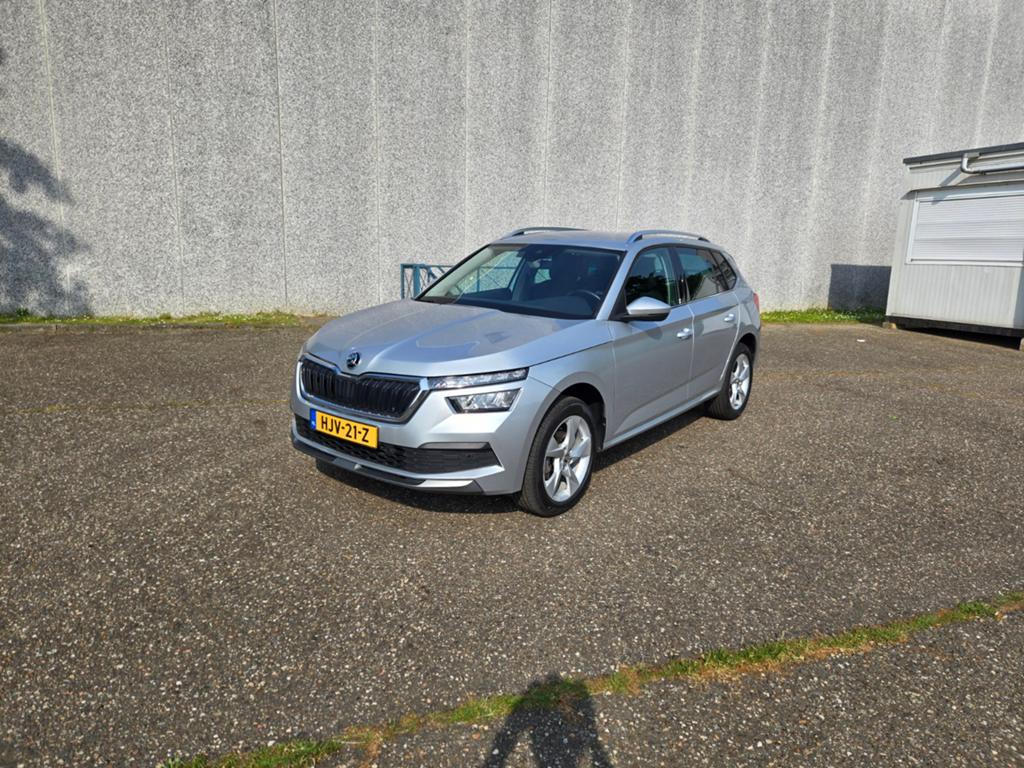 Skoda Kamiq 1.0 TSI Greentech 110pk Dsg-7 2022 Grijs, Auto's, Stof, 630 kg, 19 km/l, 3 cilinders