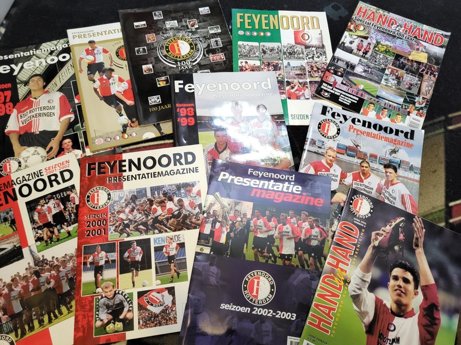 Feyenoord diverse Kranten uefa cup 2002 tegen dortmund en pi, Verzamelen, Ophalen of Verzenden, Zo goed als nieuw, Feyenoord, Boek of Tijdschrift