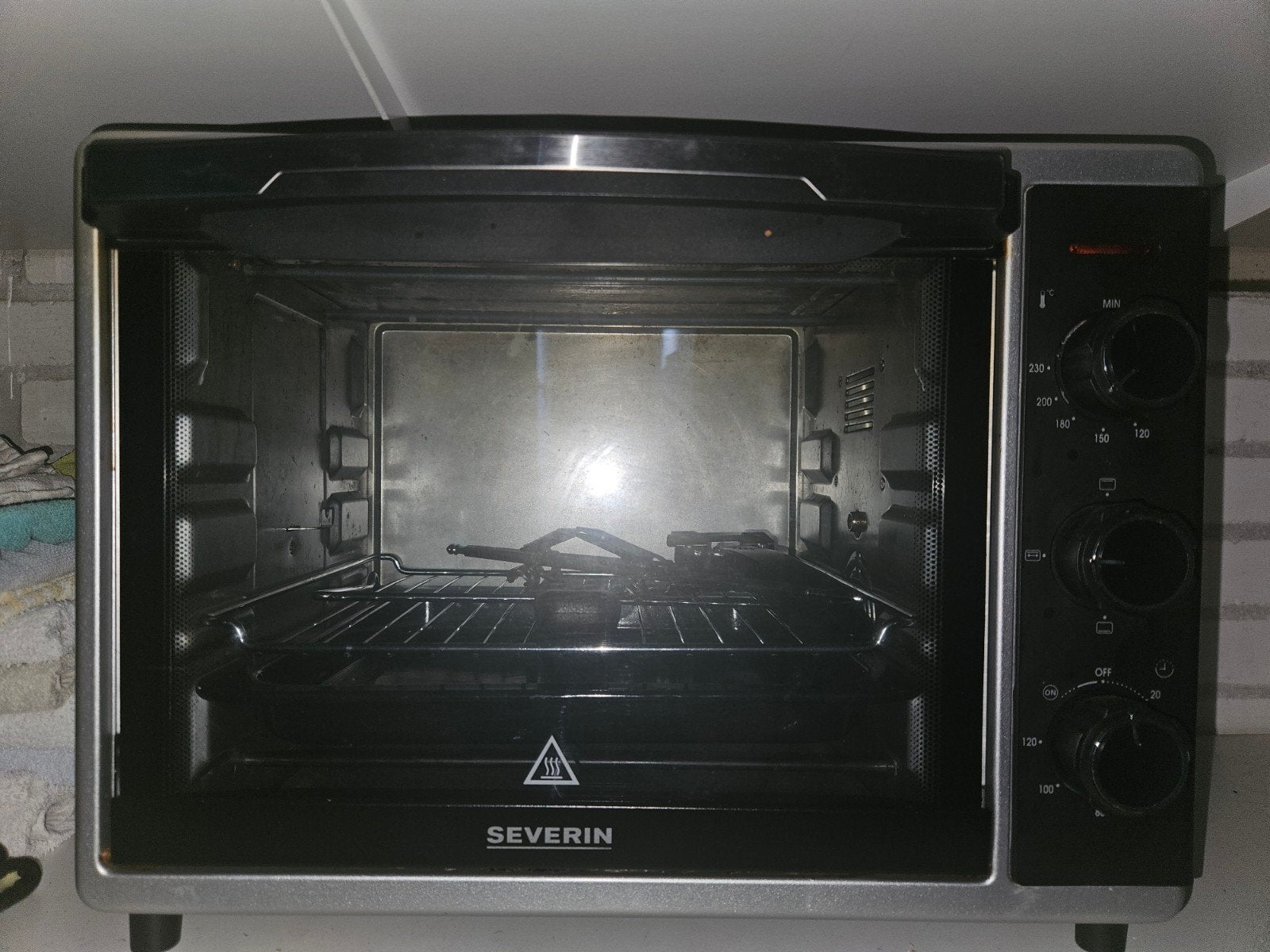 Severin Mini-oven met grillfunctie, Ophalen, Minder dan 45 cm, Gebruikt, Mini-oven