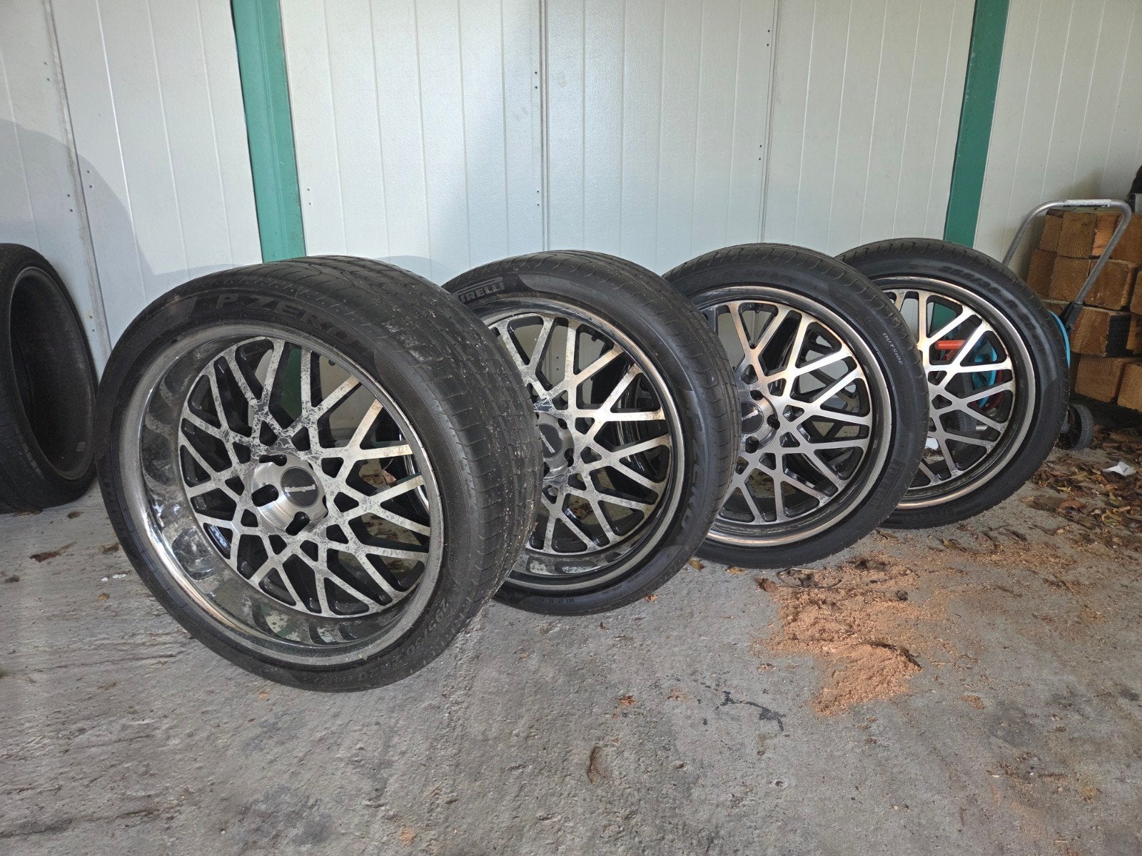 Motorsport velgen - 20 inch met Pirelli P Zero zomerbanden, Auto-onderdelen, Banden en Velgen, Ophalen, Gebruikt, 295 mm, Banden en Velgen