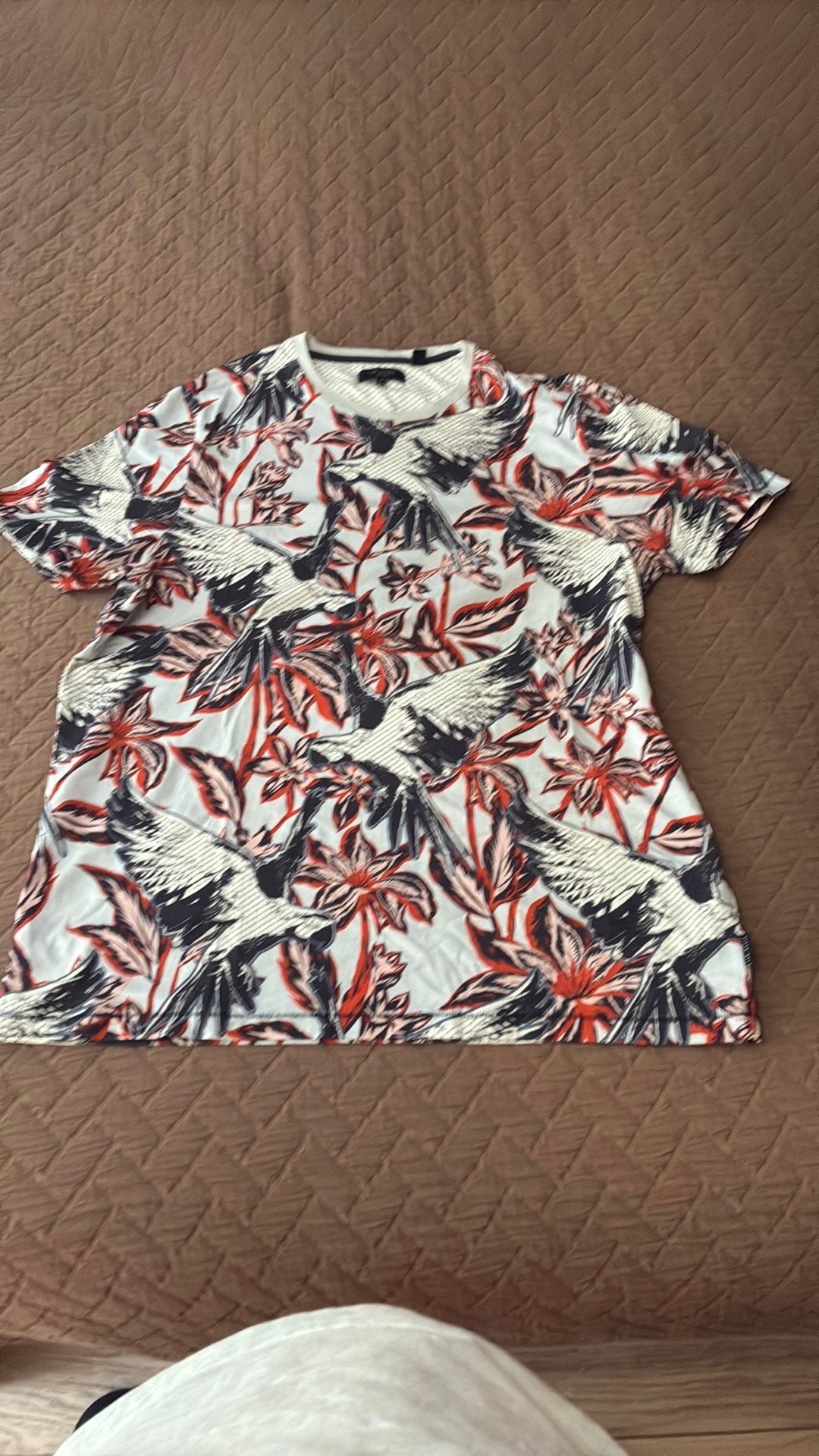 TED BAKER L/XL. T shirt., Kleding | Heren, Ophalen of Verzenden, Zo goed als nieuw, Maat 56/58 (XL), Blauw
