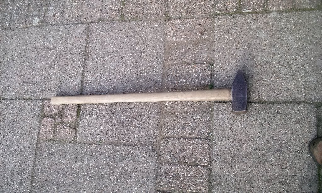 Voorhamer  Cultivator Mestvork Hark Schoffel Heggeschaar, Tuin en Terras, Ophalen, Gebruikt, Bijl