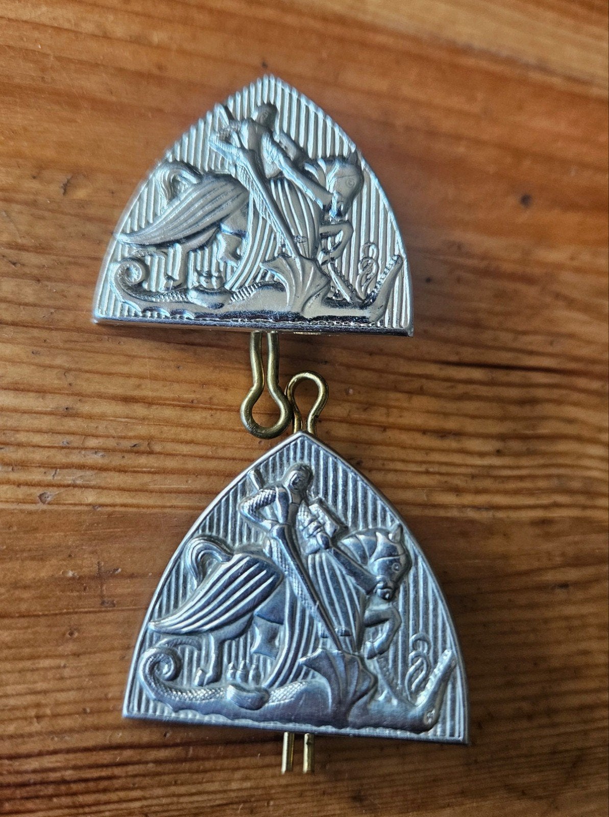 Set schouderemblemen Huzaren jaren 50, Ophalen of Verzenden, Landmacht, Nederland, Embleem of Badge