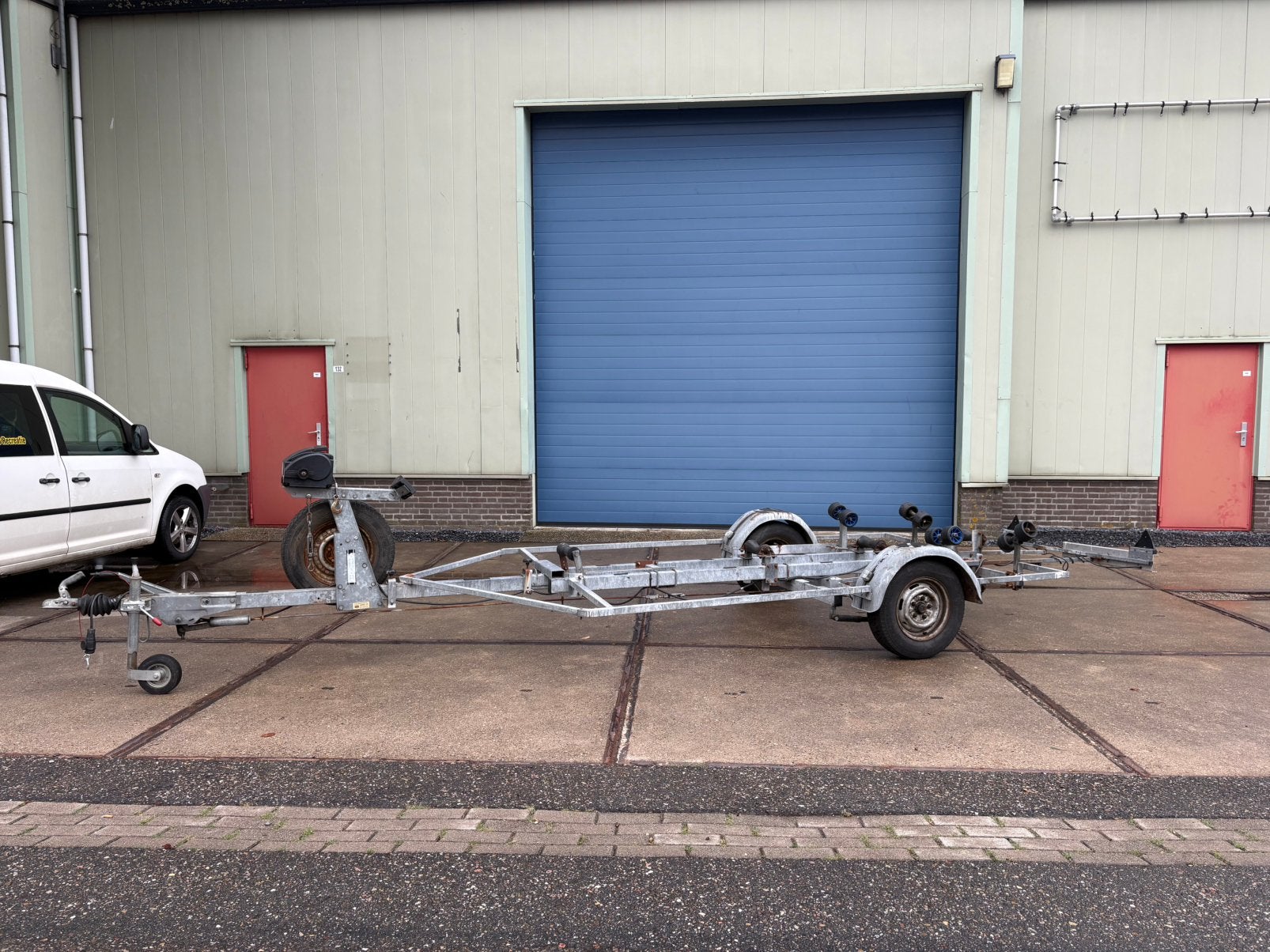 Atlanta boot trailer 1000 kg met Nederlandse kenteken, Watersport en Boten, Boottrailers, Ophalen, Minder dan 1500 kg, Gebruikt