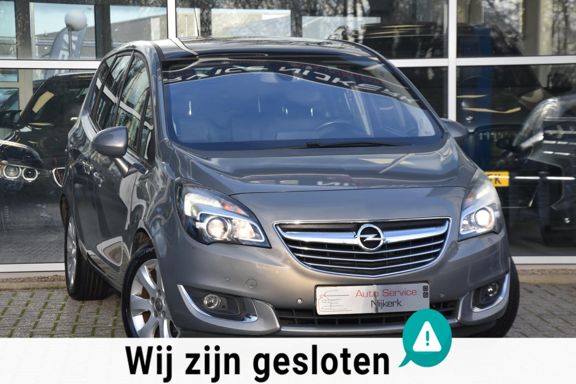 Opel Meriva 1.4 Turbo Blitz 1e Eigenaar Leder Pano Navi Crui, Voorwielaandrijving, Stof, Gebruikt, 4 cilinders