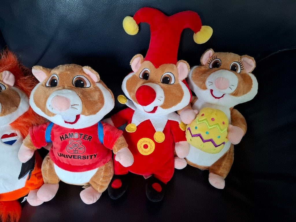 AH Hamsters Albert Heijn knuffels, Kinderen en Baby's, Speelgoed | Knuffels en Pluche, Ophalen of Verzenden, Zo goed als nieuw