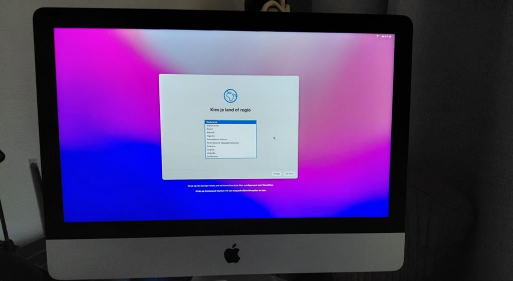 Apple iMac 21.5-inch Late 2015 - macOS Monterey, Computers en Software, Apple Desktops, Ophalen, Zo goed als nieuw, 21.5-inch