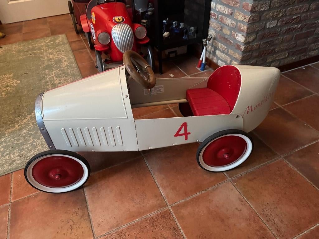 trapauto bugatti sport nieuw, Antiek en Kunst, Antiek | Speelgoed, Ophalen of Verzenden