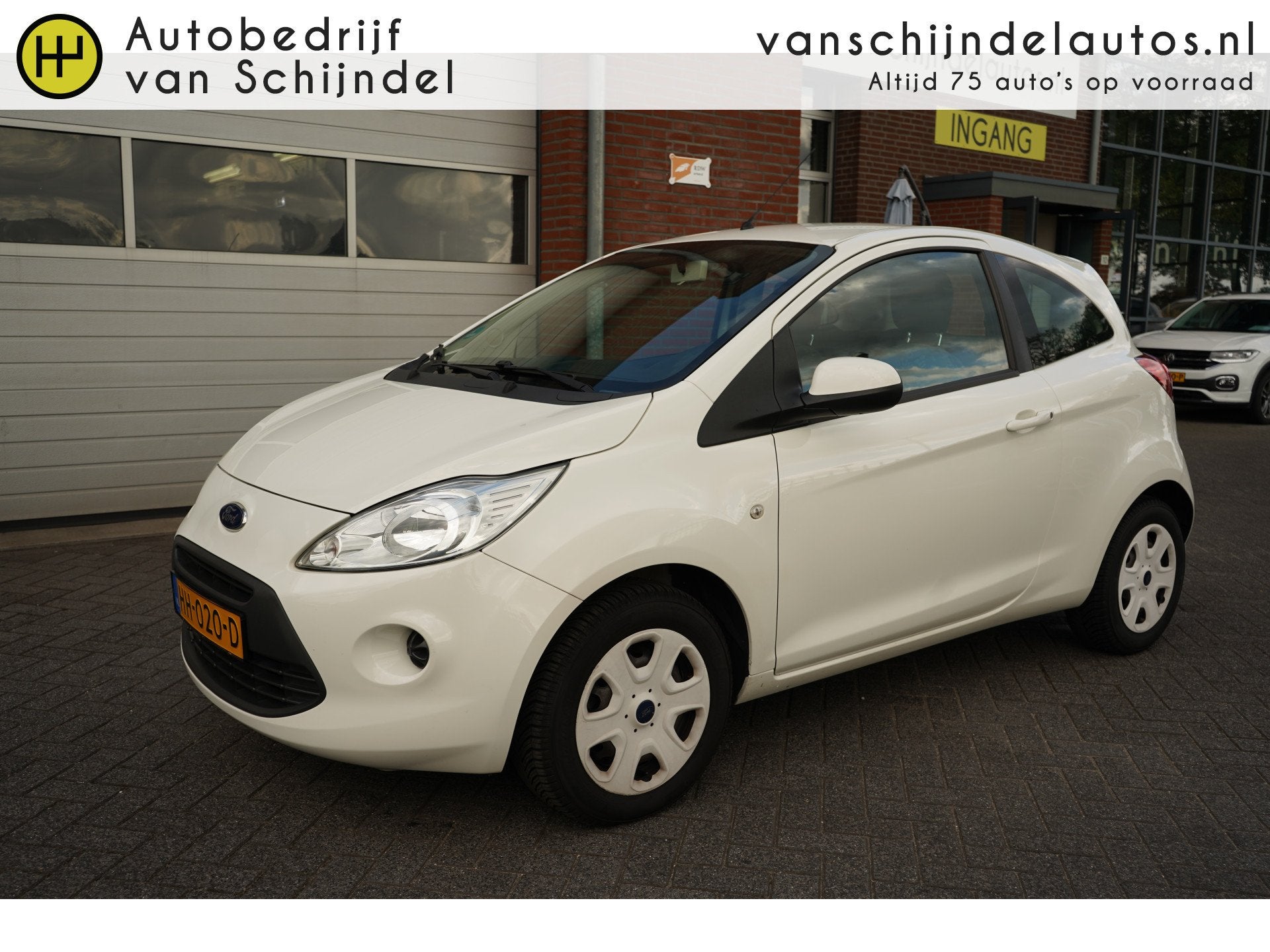 Ford Ka 1.2 STYLE S/S NIEUWE APK VOLLEDIG DEALER ONDERHOUDEN, Voorwielaandrijving, Dealer onderhouden, Stof, Gebruikt