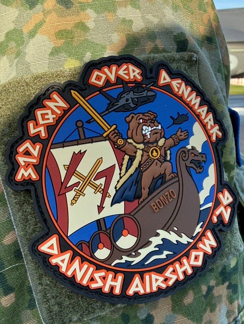 Patch 312 SQN Danish Airshow ‘26, Verzenden, Luchtmacht, Nederland, Embleem of Badge