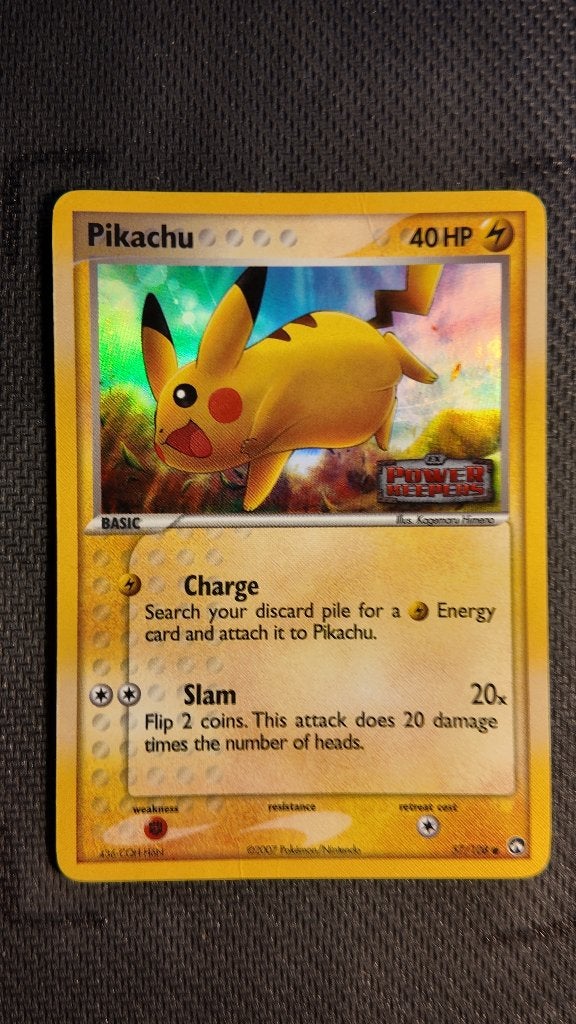Pikachu 57 Power Keepers | Pokemon kaart, Ophalen, Zo goed als nieuw, Losse kaart, Foil