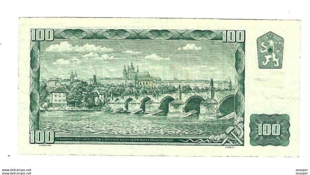 slovakia 100 korun 1961 17, Verzenden, Overige landen, Los biljet